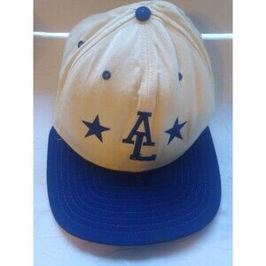 Vintage New Era American League  White SnapBack Hat Size M-L